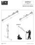 ADVANCED INSTRUCTION MANUAL. Pole Hoist System. Models: , , , FORM NO: REV: B. The Ultimate in Fall Protection