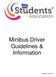 Minibus Driver Guidelines & Information