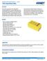 Overview. Benefits. Applications. Environmental Compliance. Tantalum Surface Mount Capacitors Low ESR T495 Surge Robust MnO 2