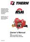 Owner s Man ual. For 4WP2 and 4WP2T Series Worm Gear Power Winches