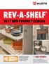 REV-A-SHELF 2017 NEW PRODUCT CATALOG. Full Access Products Full Access products are designed specifically for Frameless cabinets.