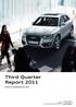 Third Quarter Report 2011