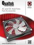 AC and DC Axial Fans Part Numbering Guide