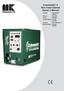 Cobramatic II Wire Feed Cabinet Owner s Manual