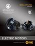 SMALL UTILITIES EDITION CERTIFIED.   ELECTRIC MOTORS. working together for better solutions