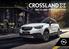 CROSSLAND. PRICES AND SPECIFICATIONS models. Prices effective 1 January 2018