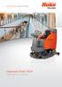 Cleaning Technology Municipal Technology. Hakomatic B 650 / 750 R. Compact Ride-On Scrubber Drier