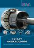 ROTARY WORKHOLDING. From standard to complete solutions