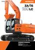 ZAXIS-3 series HYDRAULIC EXCAVATOR Model Code : Engine Rated Power : Operating Weight : Backhoe Bucket :
