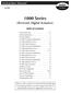 1000 Series. Electronic Digital Actuators. Table of Contents