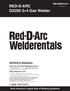 RED-D-ARC GX Gas Welder