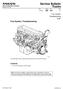 This information covers checking the fuel system of the Volvo D16F engine.