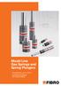 Mould Line Gas Springs and Spring Plungers. - Temperatures up to 120 C - specially developed for mould making