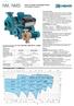NM, NMS. Close Coupled Centrifugal Pumps with flanged connections. Construction. Operating conditions. Motor