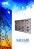 GAE CLAD. Catalogue Metal - Clad Switchgear Up To 24 kv. Vacuum Circuit Breaker With Embedded Poles. PT Guna Era Manufaktura