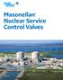 Masoneilan * Nuclear Service Control Valves