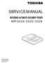 SERVICE MANUAL MR-3024/3025/3028 REVERSING AUTOMATIC DOCUMENT FEEDER