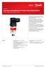 Pressure transmitters for heavy-duty applications MBS 2000 and MBS 2050