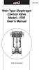 OM Weir-Type Diaphragm Control Valve Model : VDD User s Manual