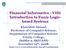 Financial Informatics VIII: Introduction to Fuzzy Logicbased