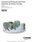 Commercial Pressure and Float Switches for Power Circuits Catalog 9034CT9701R01/11 Class 9013, 9036, 9037, 9038