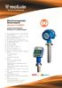 Electromagnetic flowmeters Series FLOMAT Insertion electromagnetic flowmeter for conductive liquids