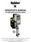 OPERATOR S MANUAL SC1500-GHS ELECTRIC HOIST