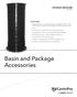 Basin and Package Accessories TECHNICAL BROCHURE BCBASIN FEATURES