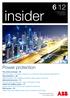 insider 6 12 A customer magazine of the ABB Group New Zealand Power protection