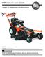 DR WIDE-CUT LAWN MOWER SAFETY & OPERATING INSTRUCTIONS. Serial No. Order No.