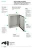 Spacial CRN and CRNG wall-mounting steel enclosures suitable for any application