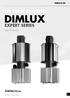 DIMLUX.NL LET THERE BE LIGHT DIMLUX EXPERT SERIES. User Manual. DimLux is a registered trademark of. airsupplies
