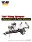 Turf Wyng Sprayer. Operator s & Parts Manual R1 Printed In The USA Specifications & Design Subject To Change Without Notice!