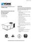 DESCRIPTION TECHNICAL GUIDE SINGLE PACKAGE GAS/ELECTRIC UNITS AND SINGLE PACKAGE AIR CONDITIONERS DH 036, 048 & YTG-C-0308