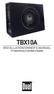 TBX10A INSTALLATION/OWNER'S MANUAL 10 Sealed Enclosure with Built-in Amplifier