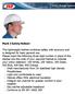 Product Code Description Mark I Safety Helmet. This lightweight helmet combines safety with economy and is designed for basic general use.