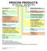 PROCON PRODUCTS Micro Vane pumps - Model Number Matrix 6 1 A 1 A C F 2 D A X 180