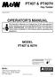 Published 05/05 P/N 4907C OPERATOR'S MANUAL