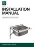 INSTALLATION MANUAL Wolfen Cleaners Sink With Grate. Installation Details Warranty