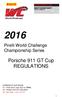 Porsche 911 GT Cup REGULATIONS