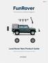 Land Rover New Product Guide
