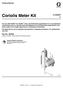 Coriolis Meter Kit. Instructions F EN. Part No psi (16 MPa, 160 bar) Maximum Working Pressure