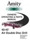 40-45' Air Double Disc Drill