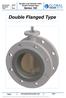 Bonded Liner Butterfly Valve Double Flanged Type Series 150