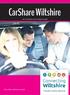 CarShare Wiltshire WHY CONSIDER A CAR-SHARING SCHEME