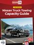 FREE EBOOK. Nissan Truck Towing. Capacity Guide. Nissan24auto.com 1016 Belmont Street Brockton, MA 02301