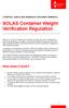 SOLAS Container Weight Verification Regulation