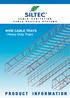 CABLE ROUTING SYSTEMS. WIRE CABLE TRAYS - Heavy Duty Trays PRODUCT INFORMATION