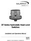 DF Series Hydrostatic Head Level Switches