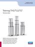 Telemag THG/TLG/TLT. Telescopic pillars. Installation, operation and maintenance manual